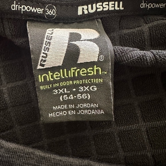 Men’s pre own as Russel athletic 3XL long sleeve grey dri power 360 shirt - Picture 2 of 4